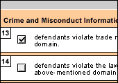 Crime & Misconduct Information
